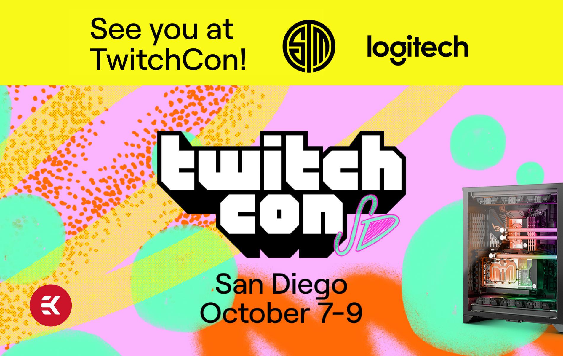 EK at TwitchCon 2022: Powering up Logitech and TSM Booths!