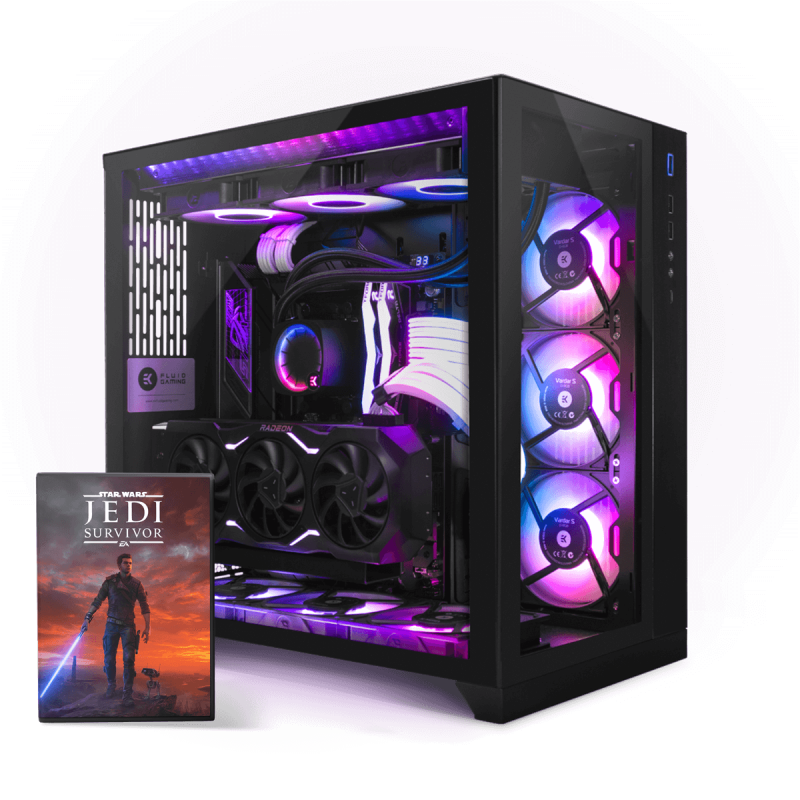 EK 180 BATTLE [7800X3D | 7900XT] GAMING PC