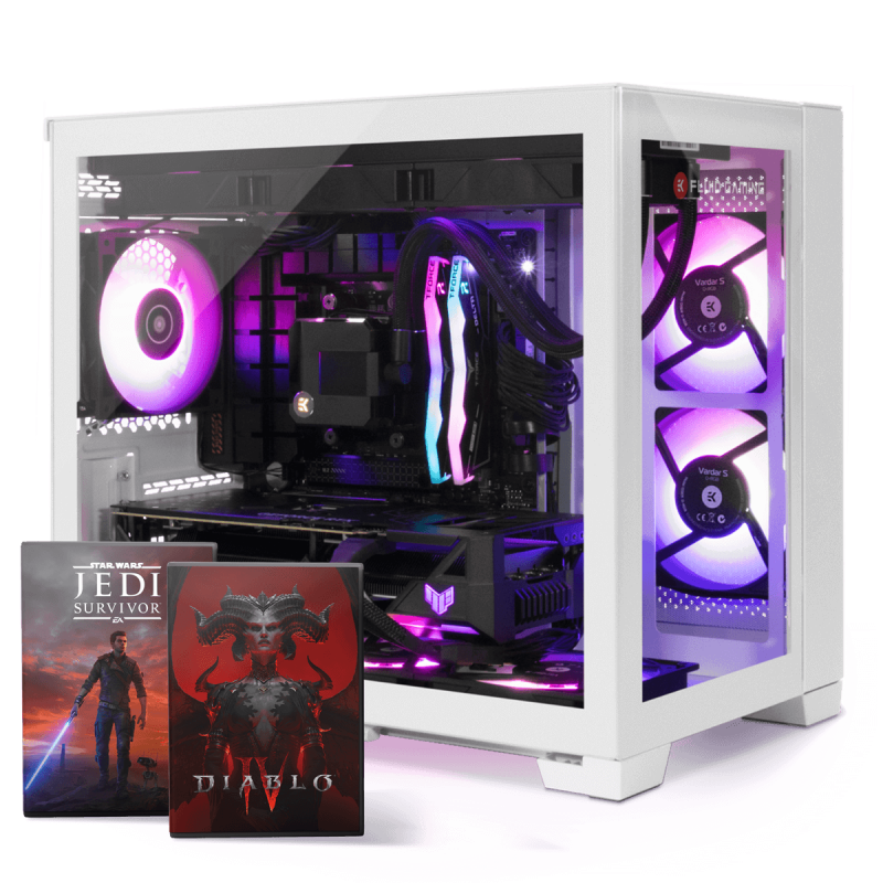 EK 140 BATTLE [7600X | RTX 4070] GAMING PC