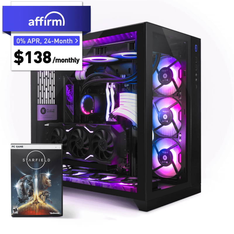 EK 190 BATTLE [7900X3D | RX 7900XTX] GAMING PC