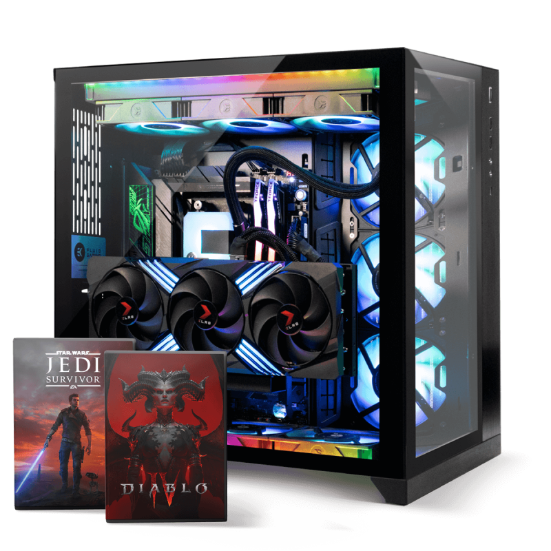 EK 165 BATTLE [7800X3D | RTX 4070 TI] GAMING PC