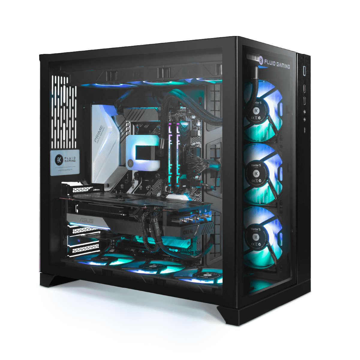 NVIDIA RTX 3060 Ti Gaming PCs WaterCooled EK AIO Plus Fluidgaming